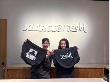 XLARGE / X-girl　佐野アウトレット店 ≪ファッション好き必見≫
LA発の人気ストリートブランド♪
アパレル未経験でも丁寧にサポートします◎