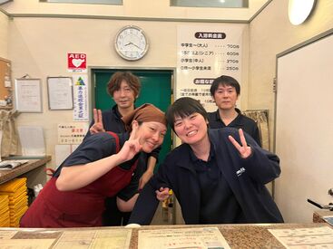 男女ともに大募集！学生～シニア世代まで活躍中！
未経験・ブランクのある方も大歓迎です！