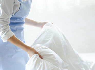 株式会社名鉄クリーニング（勤務地：名古屋駅付近のホテル） 未経験OK！慣れるまでは先輩がしっかりサポートしますのでご安心を◎
※イメージ