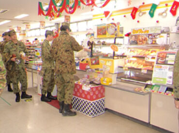 デイリーヤマザキ 岩手駐屯地店 ＜レア&特別！？＞
自衛隊駐屯地内のコンビニです♪
セキュリティ万全なので安心◎