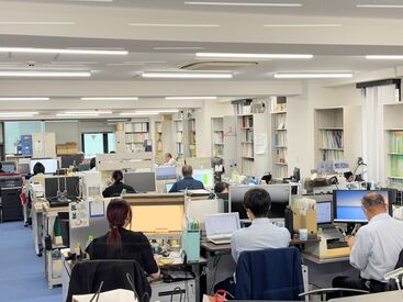 三洋テクノマリン株式会社 時間帯や勤務⽇も柔軟に対応します。
⼟⽇祝休みで⾃分の時間も
しっかり持てるのも魅⼒︕