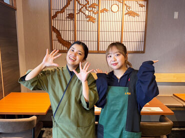 幅広い世代が活躍中！
ランチは主婦さん、夕方は学生さんなどがメイン◎
分からないことは先輩に気軽に聞いてください！