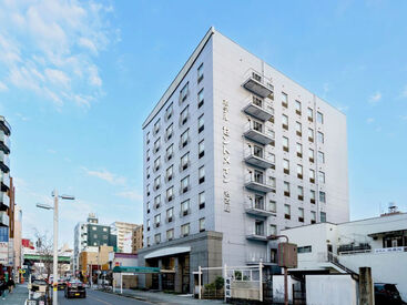 ホテルセントメイン名古屋 人気の栄・矢場町エリアにある店舗外観！研修後は都内各所のスタイリッシュなホテルに勤務し、多彩なスキルが身につく環境です◎