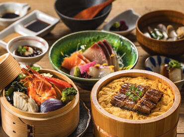 鰻と海鮮と蒸し料理　豊りょう　大起水産[046] NEWスタッフ大募集★
お仕事は一から丁寧にお教えします！
比較的シンプルな仕事なので覚えやすいですよ★