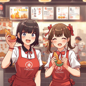 まくり堂 本店 ＼応募理由はなんでもOK！／
・家から近い
・短時間で稼ぎたい
・唐揚げが好き
・接客が好き
