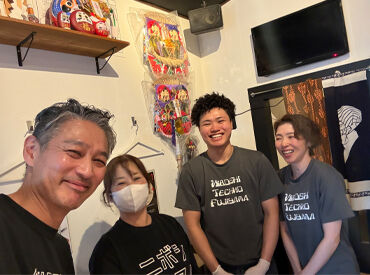 荒町商店中華そば　ふじやま 現在学生と30～50代の主婦を中心に活躍中！
面接時の履歴書は不要◎