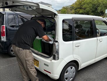 決まったルートでお弁当をお届け＆容器回収♪
週3～OK！Wワークにも最適！