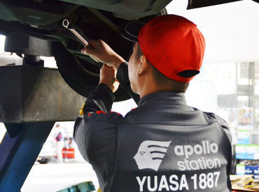 アポロステーション セルフ我孫子SS  (株式会社湯浅)(001) 入社初月から月給24万円～スタートも◎
無資格でも会社負担で資格取得が可能です！
自分のキャリアアップも出来る環境で働こう♪