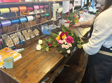 花びぜん青葉町店 ＊お花好きの方には嬉しい特典も＊
なんと…お誕生日にはお花のプレゼントもあります◎