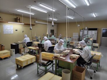 太子製麺株式会社 ＼力仕事ナシ！／
疲労を溜めず働けるのが◎
難しい作業はないので、
未経験の方もご安心を♪
40～50代の主婦さん活躍中★