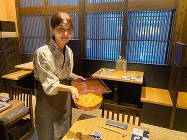 平日のみ、ディナーのみ、時短勤務 etc.
家事・学業・副業も両立◎
シフトの調整も融通がきいて働きやすい♪