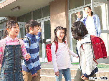 子ども達の元気な笑顔と声に元気を貰いながら働ける環境♪
体を動かすことが好きな方もぜひ!
※画像はイメージ
