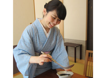 着付けや美しい所作を学べる環境！
就活や将来にも活かせるスキルが自然に身に付きます。