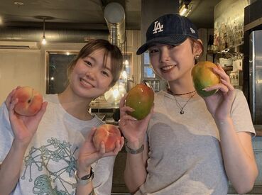 suba 一風変わった店舗デザインやメニューが魅力♪
インテリアや小物にもこだわった空間で働こう！
学生さんなどスタッフ同士仲良し★