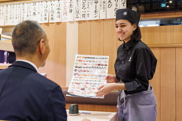 回転寿司みさき 鎌倉小町通り ＼フリーターさんが活躍中★／
短時間～ロングシフトまで柔軟対応◎
プライベートや趣味も大切にしたい方が多数なんです♪