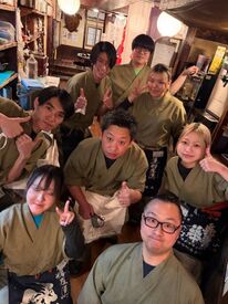 居酒屋 安兵衛 ★郡山駅から徒歩5分！
★絶品まかないあり
★スタッフ自ら収穫した新鮮野菜が食べられます◎