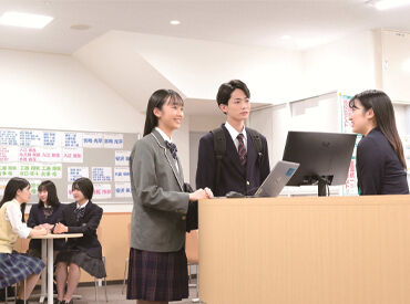 東進衛星予備校　多賀城校 就活支援制度あり◎
テスト期間や就職活動時は、長期休暇取得可能♪
ここでの経験は『ガクチカ』としても強みに！