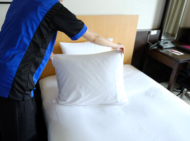 (株)セントラルサービスシステム　ホテルアムステルダム 【174】 清掃業務未経験も大歓迎◎
基本は裏方作業なので、接客が苦手な方も安心！