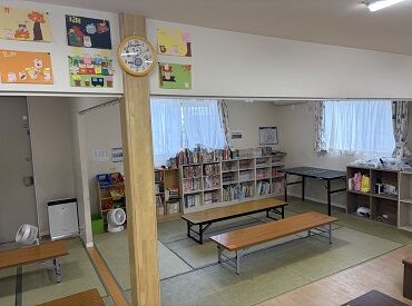【子ども好きの方は特に必見★】
ワイワイ働きたい方、未経験でも大歓迎です♪
お気軽にご応募くださいね◎