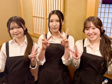 神田　味喜庵 学校以外の友達ができる★
学生さん～主婦さんまで仲良く活躍中♪