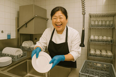 ≪食器洗いがメイン♪≫
未経験・ブランクがある方も大歓迎！
カンタンなお仕事で効率的に稼ぎませんか？