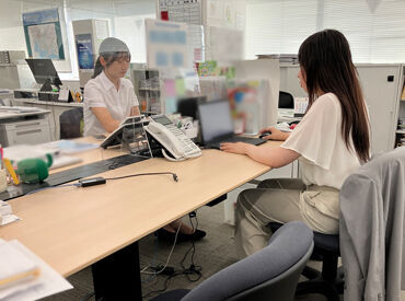 未経験でも大丈夫♪先輩スタッフが丁寧にサポートするので安心してスタートできます。和やかな雰囲気の職場です。