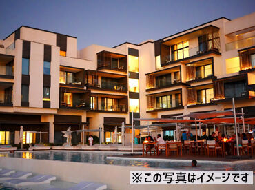 受付業務は従業員入り口のみ！
宿泊されるお客様への
接客業務は基本的にはありません◎
語学力も不問です！