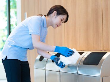 お客様対応ナシ！接客が苦手な人も安心◎
家事で身についたお掃除スキルが活かせるお仕事です！
※画像はイメージです