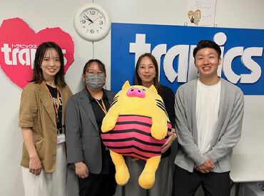 株式会社阪急交通社　仙台支店 可愛い髪色・ネイル・ピアス…
オシャレはALLOK！
服装も自由◎