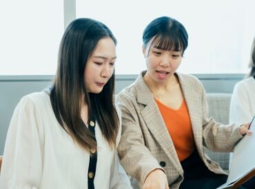 駅直結でアクセス抜群♪
外観も中もとってもキレイなオフィスです＊*
大手で安定・やりがい・高収入
どれも手に入れませんか？