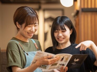 面接時の履歴書は不要！友達同士での応募もOK！
まずはお気軽にご応募くださいね♪