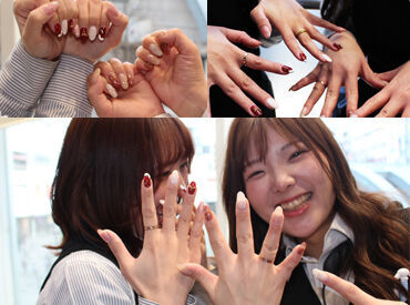 ミリオン高円寺22号店 オシャレを楽しみながら働ける♪
ネイルも髪色もガマンしなくてOK！
個性を大切にする社風なんです◎