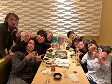 これからスキルを身につけたい方、
成長企業でチャレンジしたい方にぴったりの環境です◎