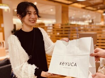 KEYUCA イオンモール伊達店 ※2026年下期OPEN オープニングスタッフ大募集★
接客・販売未経験でも大歓迎！
KEYUCA(ケユカ)の魅力を発信しましょう◎