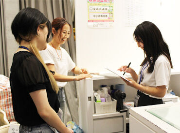 リニューアルだからみんな同じスタート！
初バイトやアパレル未経験でも安心♪
イチから教えていきますよ◎