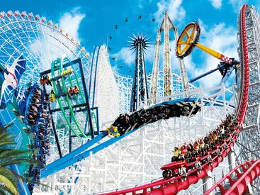 ナガシマリゾート　※長島観光開発株式会社 ＼友達と応募&面接OK！／
友達が一緒だと仕事も楽しい(*'ω'*)
あっという間に終業時間になっちゃうかも…♪