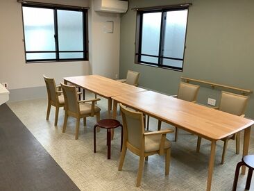 利用者の方がご自宅のように安心して過ごせるような支援を目指しています。