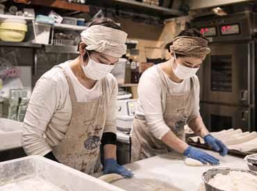 気になったパンがあれば、
まかないや社割でお得に食べられるのも魅力♪
パン好きの方は特に必見です◎
