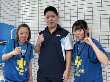 大阪市中央屋内プール 何かあったときにすぐにプールに飛び込めるよう、
水着の着用をお願いしていますが、
基本的には上記のような格好でOKです◎