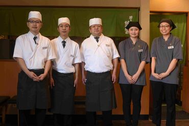 廻る鼓響（こきょう）吉田店 《お試しからスタートもOK》みんな和気あいあい活躍中◎日替わりの”寿司まかない丼”がなんと無料っ☆これはウレシイ♪