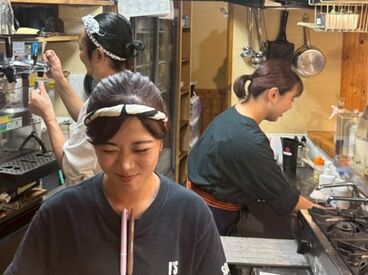 牛タン専門店　勇 スタッフは、学生も多く在籍しています。週2×3h～からの勤務OK！メニューから選べる無料の賄い食事有り♪