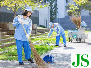 難しい業務は一切なし！
簡単な掃き掃除や拭き掃除がメインです。
体力面が心配な方でも続けやすい安心ワーク♪