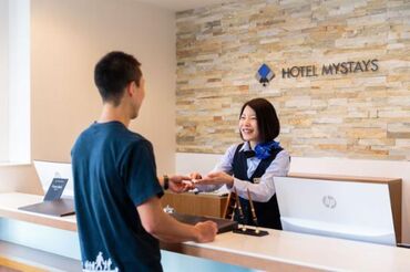 ホテルマイステイズ名寄 名寄駅から徒歩10分！
観光からビジネスのお客様まで
幅広くご利用いただいているホテルです◎
未経験の方も大歓迎★