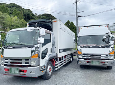 車両は常にキレイで運転も快適に！
4t・7tトラックの運転をお任せします◎
夜勤は道路が混んでいないのでラクラク♪