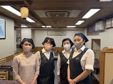 ◎フリーターさん、主婦さん、シニアの方も大活躍中◎
お仕事にブランクがある方も問題ありません♪丁寧にサポートします！