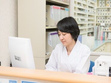 資格・経験不要！
薬局の受付スタッフも募集中♪
主婦活躍中◎