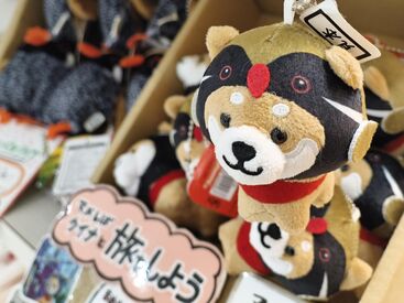 エアーショップ琉球 ぬいぐるみや琉球ガラスややちむん・お菓子など素敵な雑貨などに囲まれて働ける♪