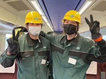 北海道ジェイ･アール運輸サポート株式会社　旭川事業所 掃除していただくのは"JR車両"です！
お客さんがいない時にモクモクとお掃除★
分担して作業するので負担も少ないです◎