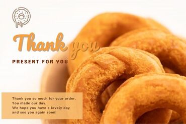 株式会社アクトプラス 運営事業部/apu05198 もちっと軽い食感！
米粉と豆乳で作った優しい焼ドーナツ販売♪