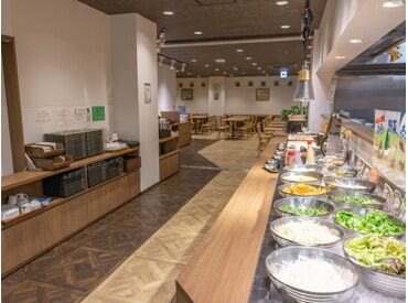 ＼栄養満点まかない★／
農園直送!フレッシュな野菜と手作りにこだわった料理がずらり
当館自慢の料理も0円で食べれちゃいます♪
